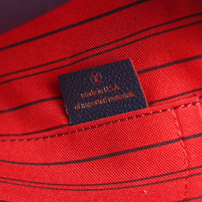 Louis Vuitton Empreinte Montaigne MM Marine Rouge 7 of 10