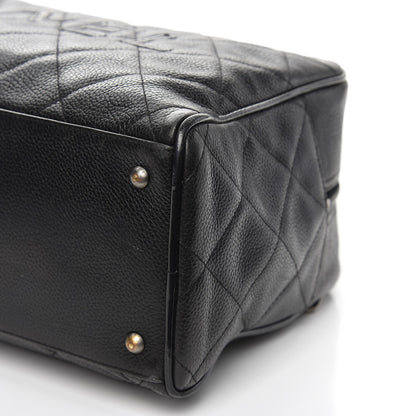 Chanel Caviar Patent Large Bowler Black 9 of 10