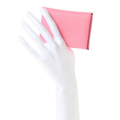 Hermes Epsom Calvi Duo Card Case Rose Confetti 2 of 7