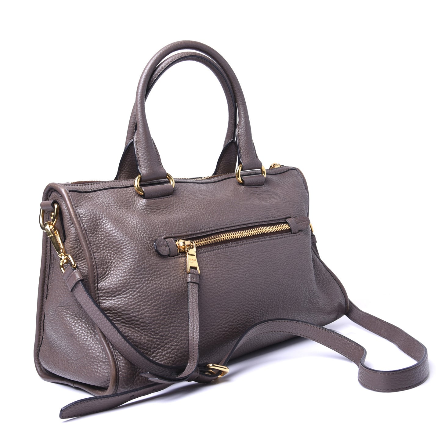 Vitello Daino Shopping Satchel Argilla