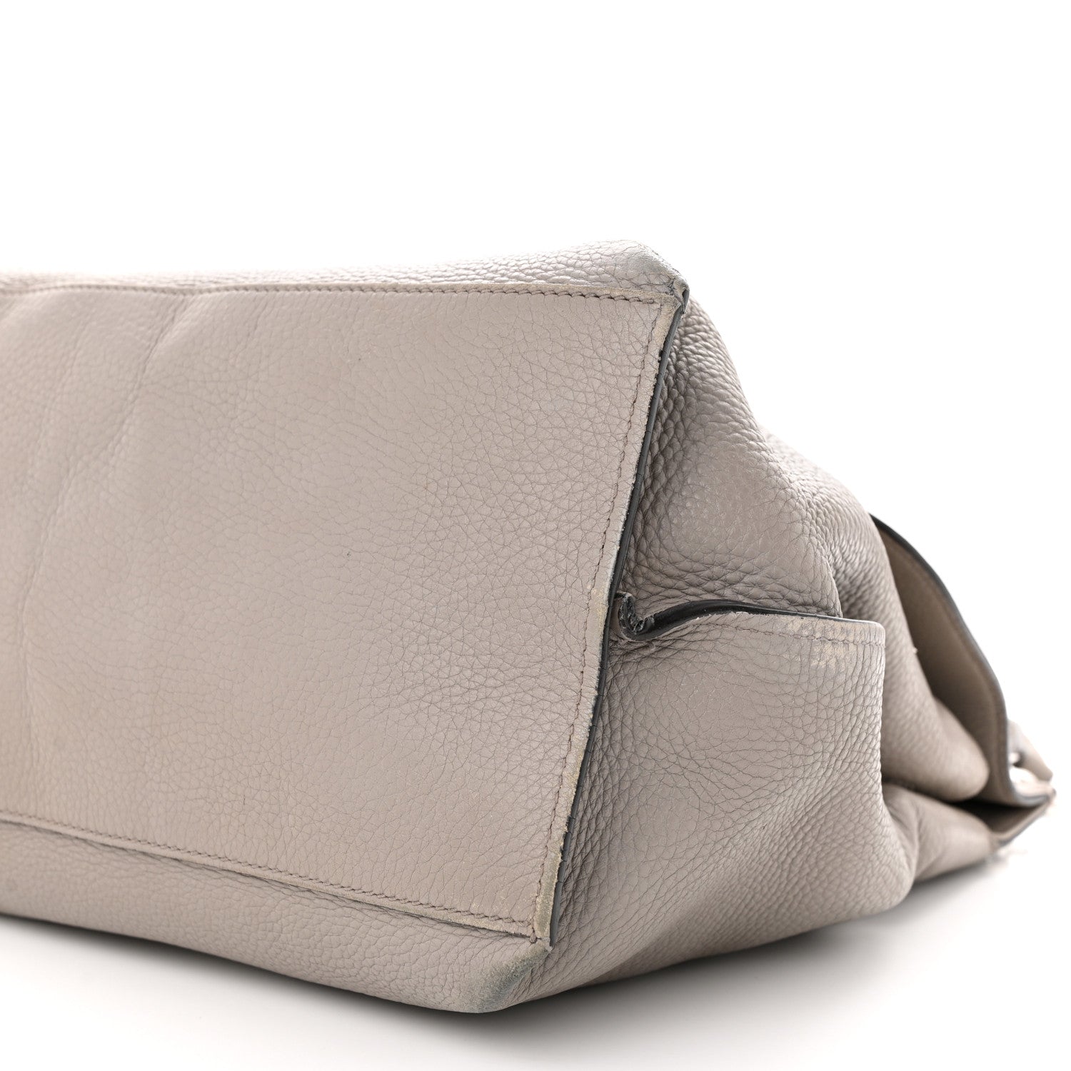 Gucci Cellarius Calfskin Large Bamboo Daily Top Handle Bag Storm Grey 9 of 18