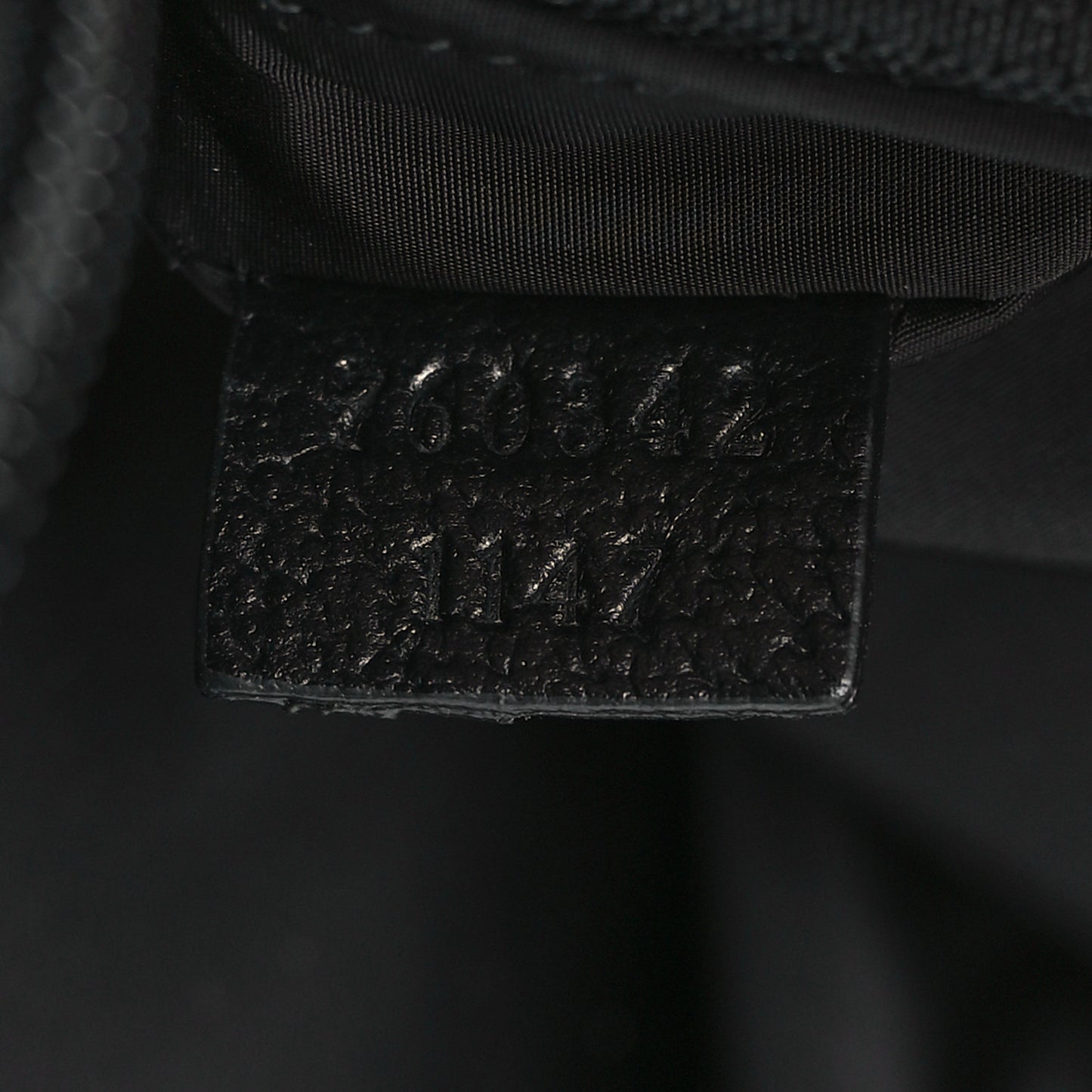 GG Crystal Monogram Mini Shoulder Bag Black