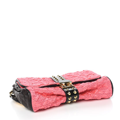 Louis Vuitton Satin Quilted Monogram Coquette Pochette Bunny Pink 4 of 6