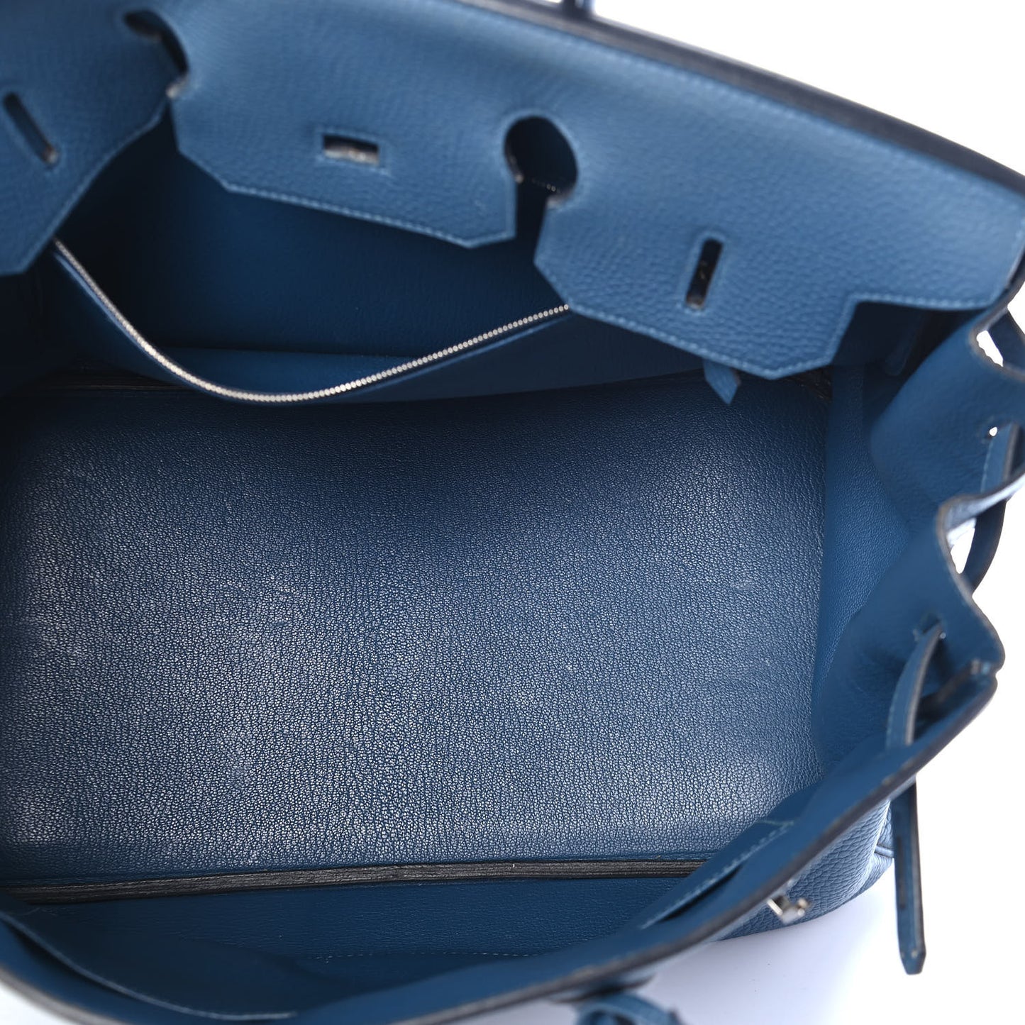 Taurillon Clemence Birkin 35 Bleu Thalassa