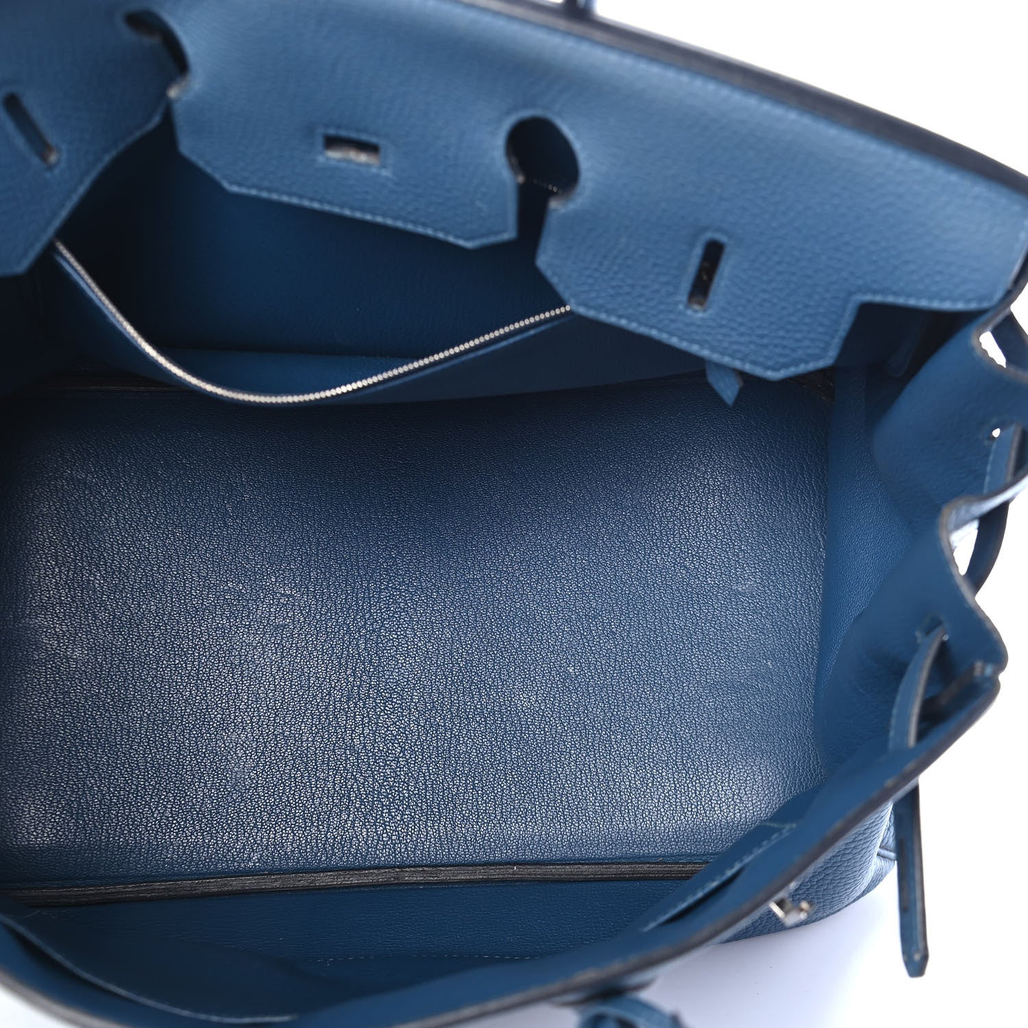 Hermes Taurillon Clemence Birkin 35 Bleu Thalassa 5 of 10