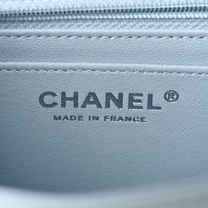 Chanel Aged Calfskin Chevron Quilted 2.55 Reissue Mini Flap Light Blue 6 of 10