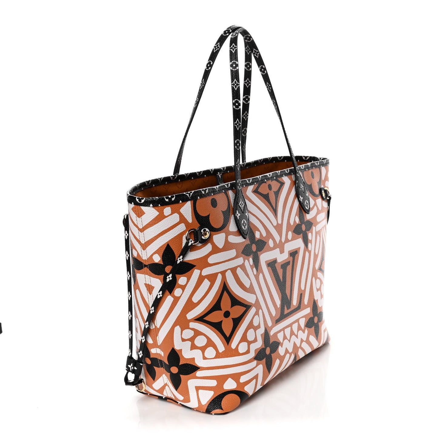Monogram Giant Crafty Neverfull MM Creme Caramel