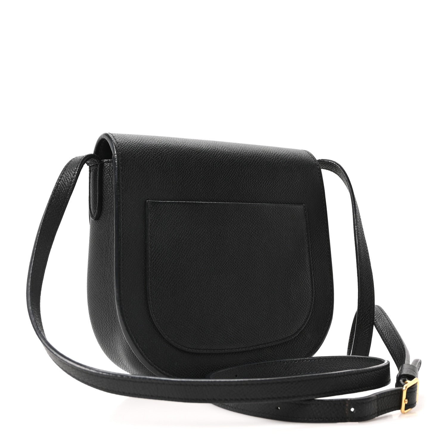 Celine Grained Calfskin Small Trotteur Black 3 of 10