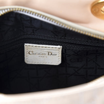 Christian Dior Patent Cannage Medium Lady Dior Beige 8 of 10
