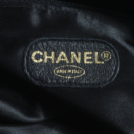 Chanel Lambskin CC Shopper Tote Black 5 of 6