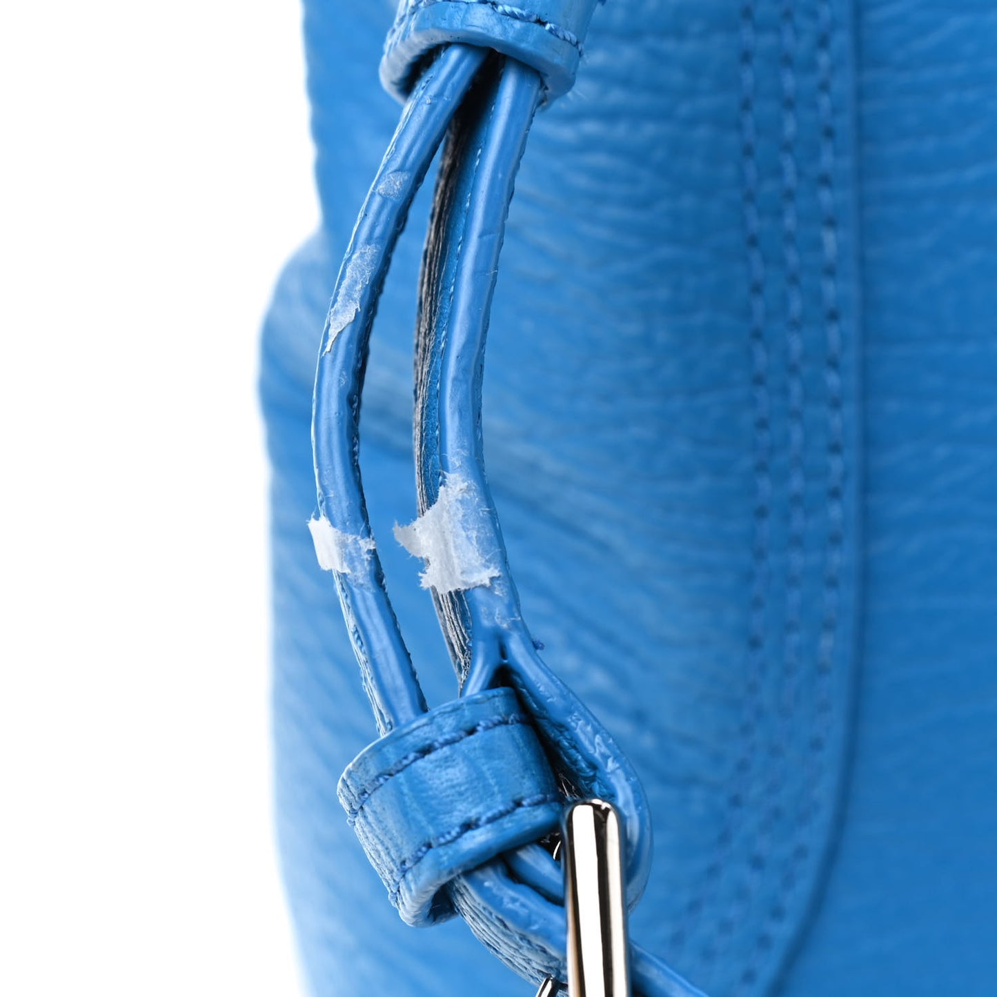Textured Calfskin Medium Pashli Satchel Memphis Blue
