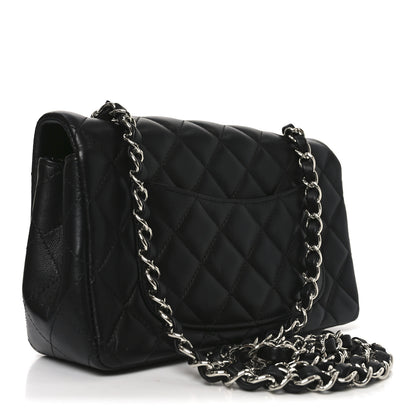 Chanel Lambskin Quilted Mini Rectangular Flap Black 3 of 11
