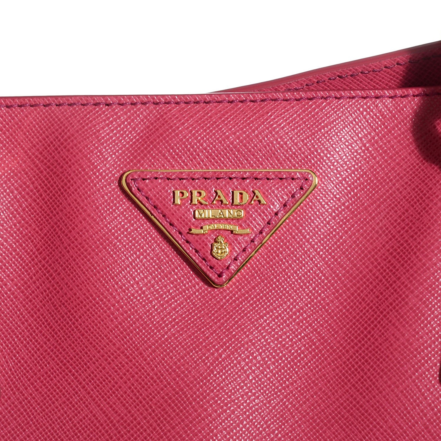 Prada Saffiano Lux Large Tote Peonia 9 of 9