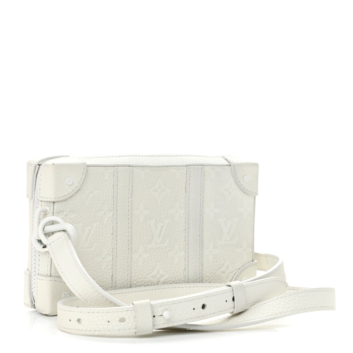 Taurillon Monogram LV Friends Soft Trunk Wallet White