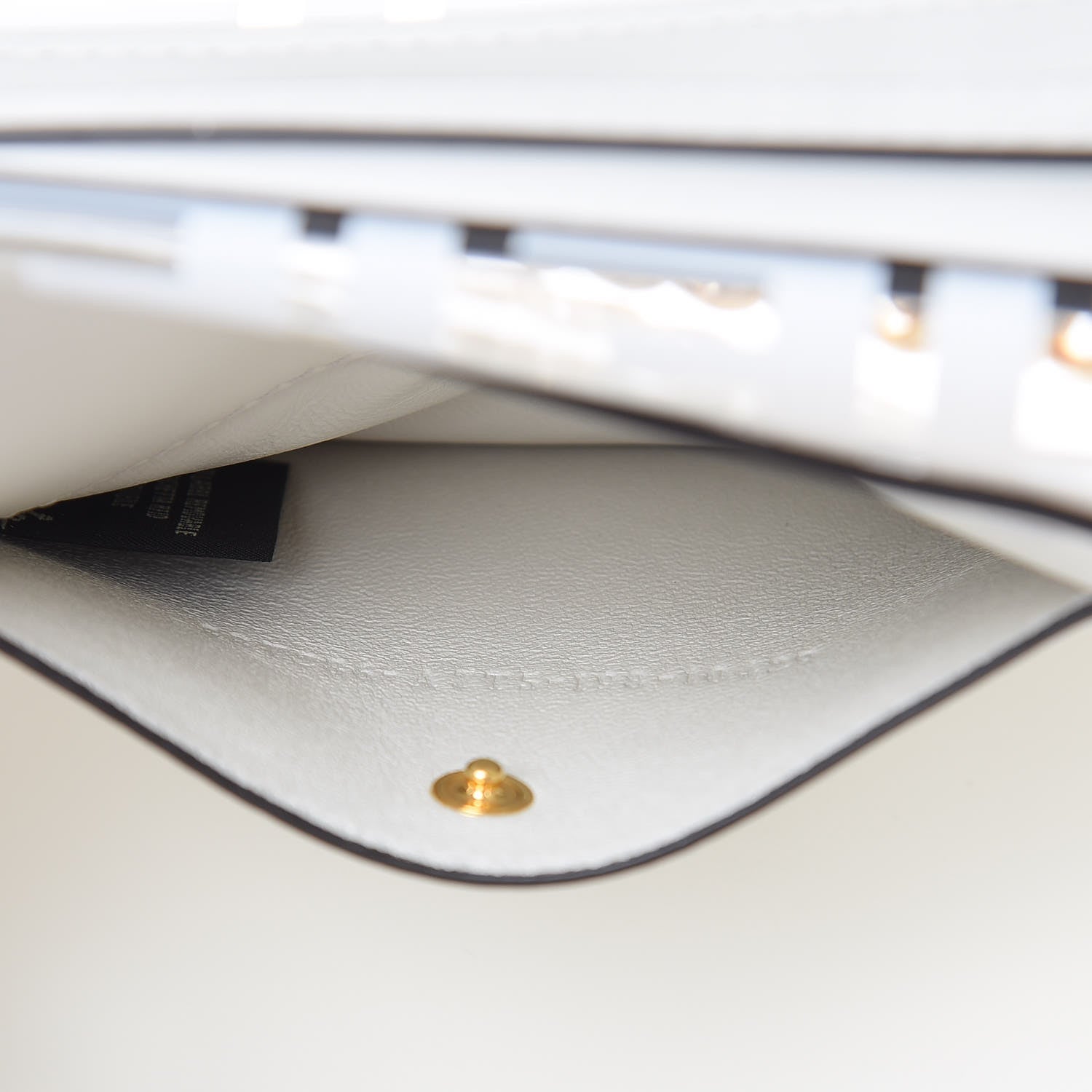 Fendi TPU FF Vitello Century F is Fendi Small Kan I Shoulder Bag White 7 of 9