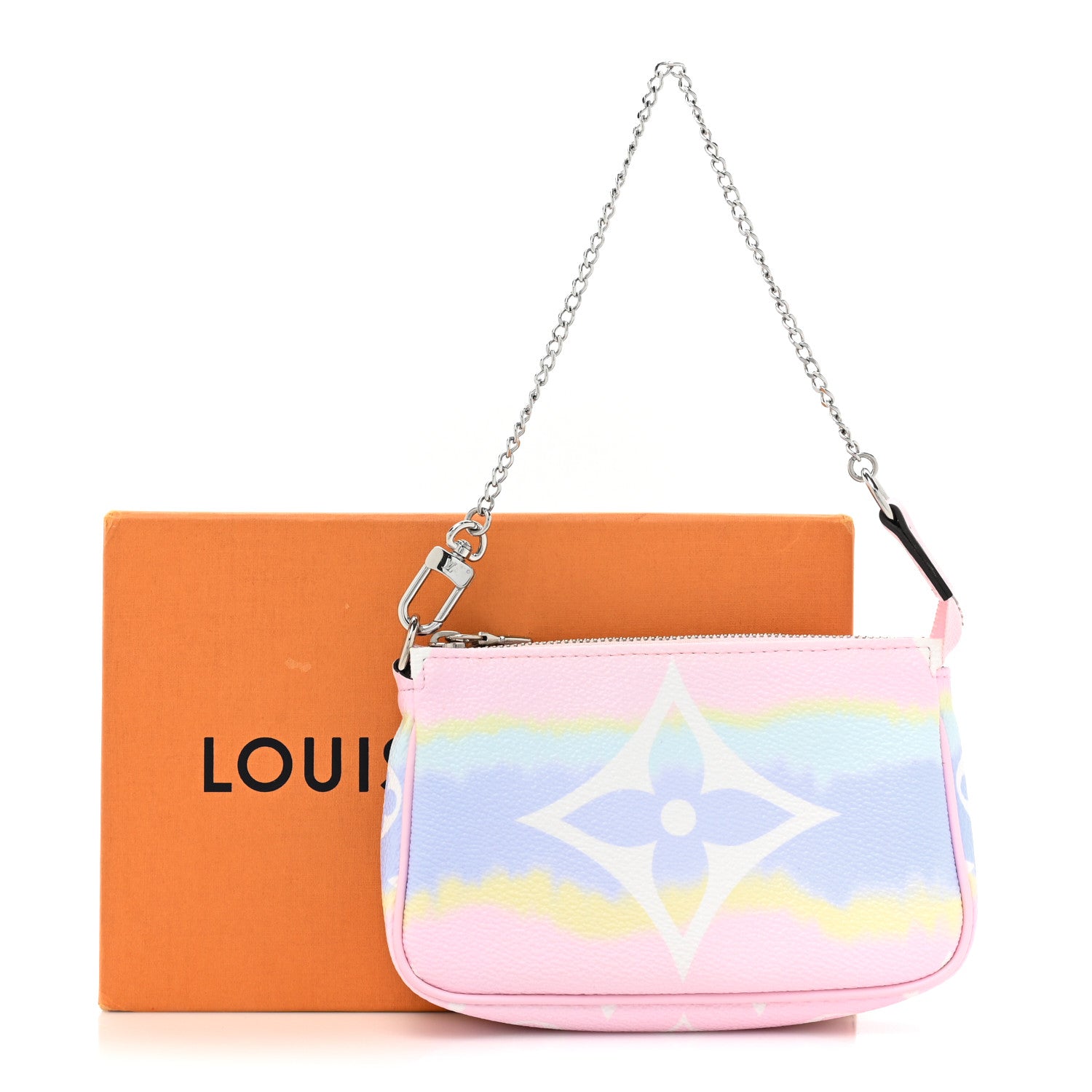 Louis Vuitton LOUIS VUITTON Monogram Escale Mini Pochette Accessories Pastel 10 of 10