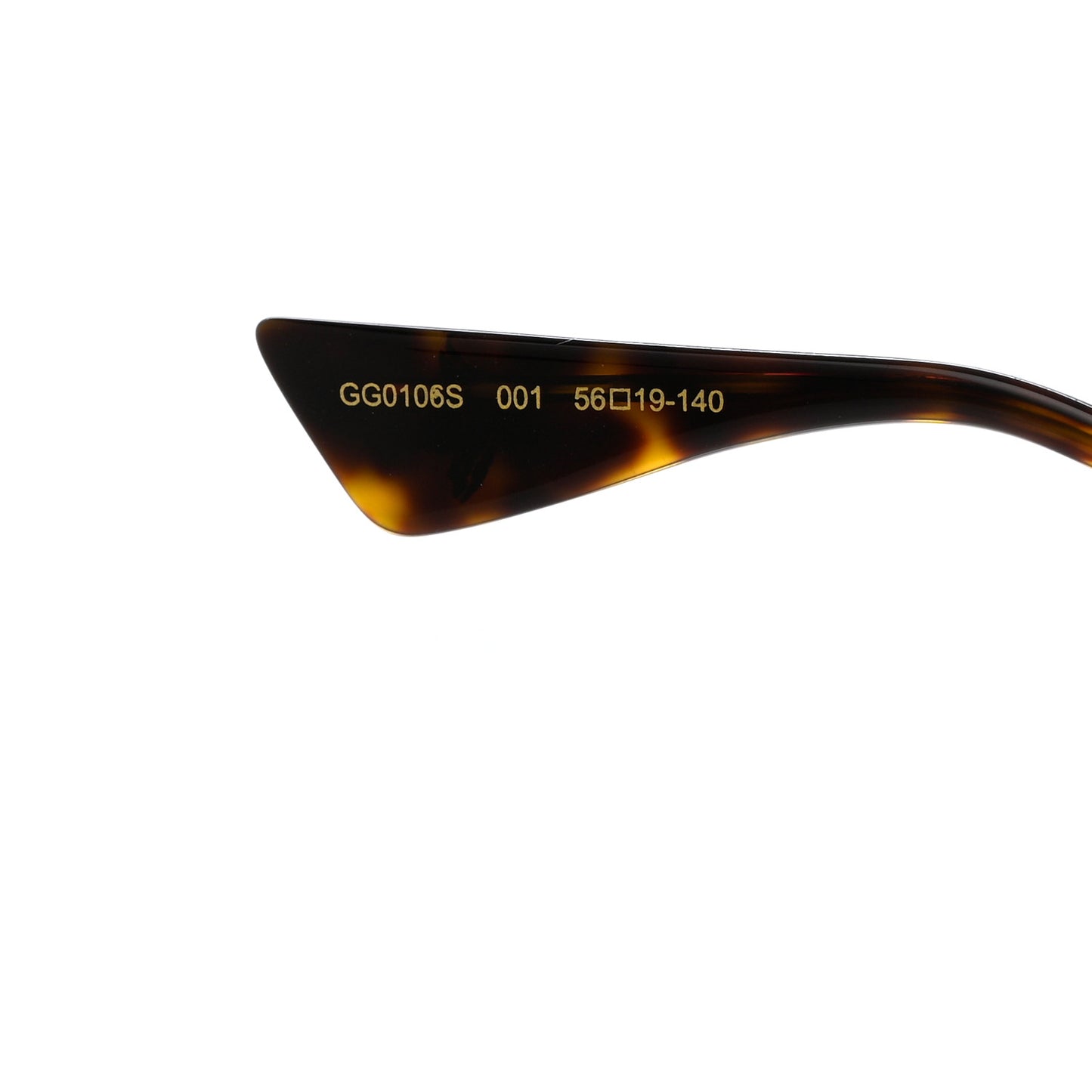 Acetate Oversize Square Frame GG0106S Sunglasses Black