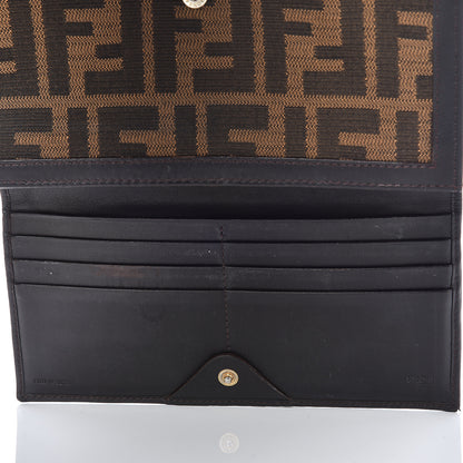 Fendi Zucca Continental Wallet Tobacco 7 of 17