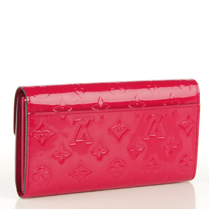 Louis Vuitton Vernis Sarah Wallet NM Rose Indien 3 of 7