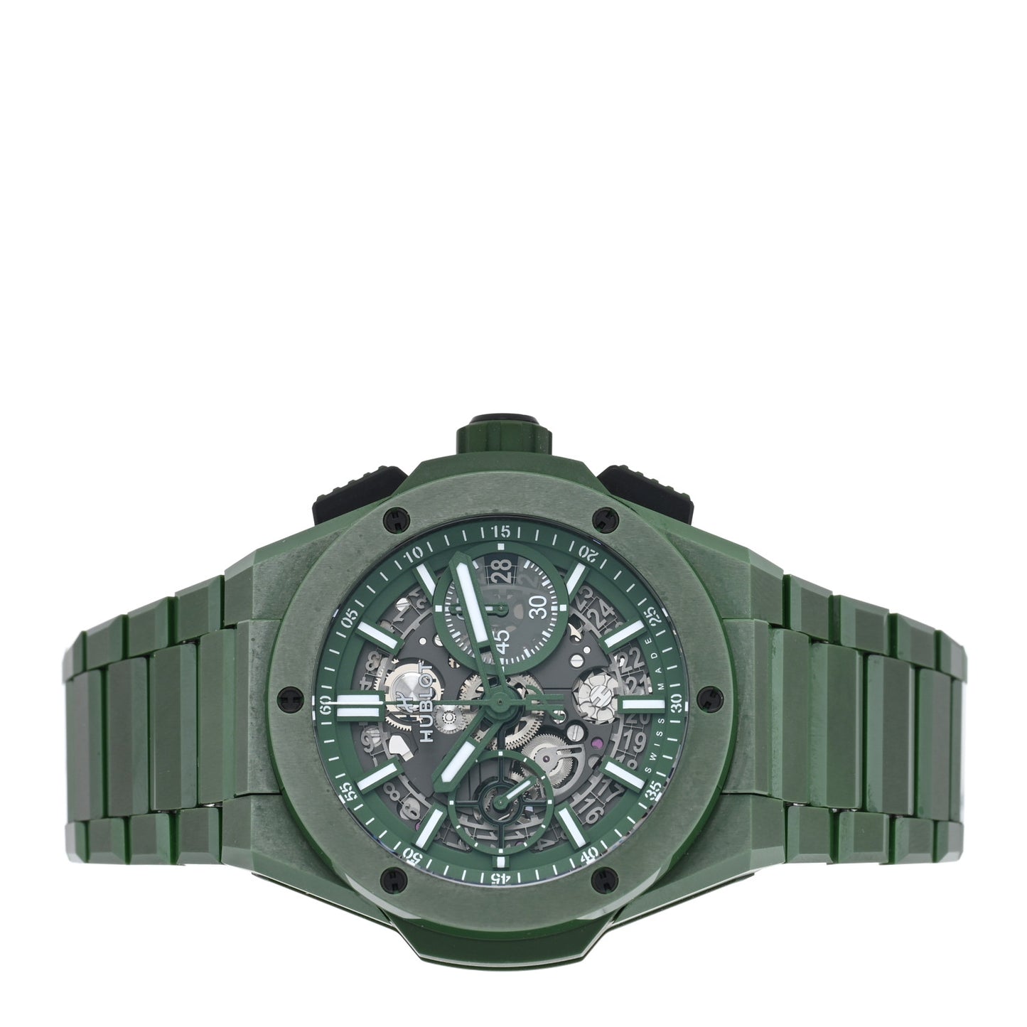 Ceramic 42mm Big Bang Integral Automatic Watch Green 451.GX.5220.GX