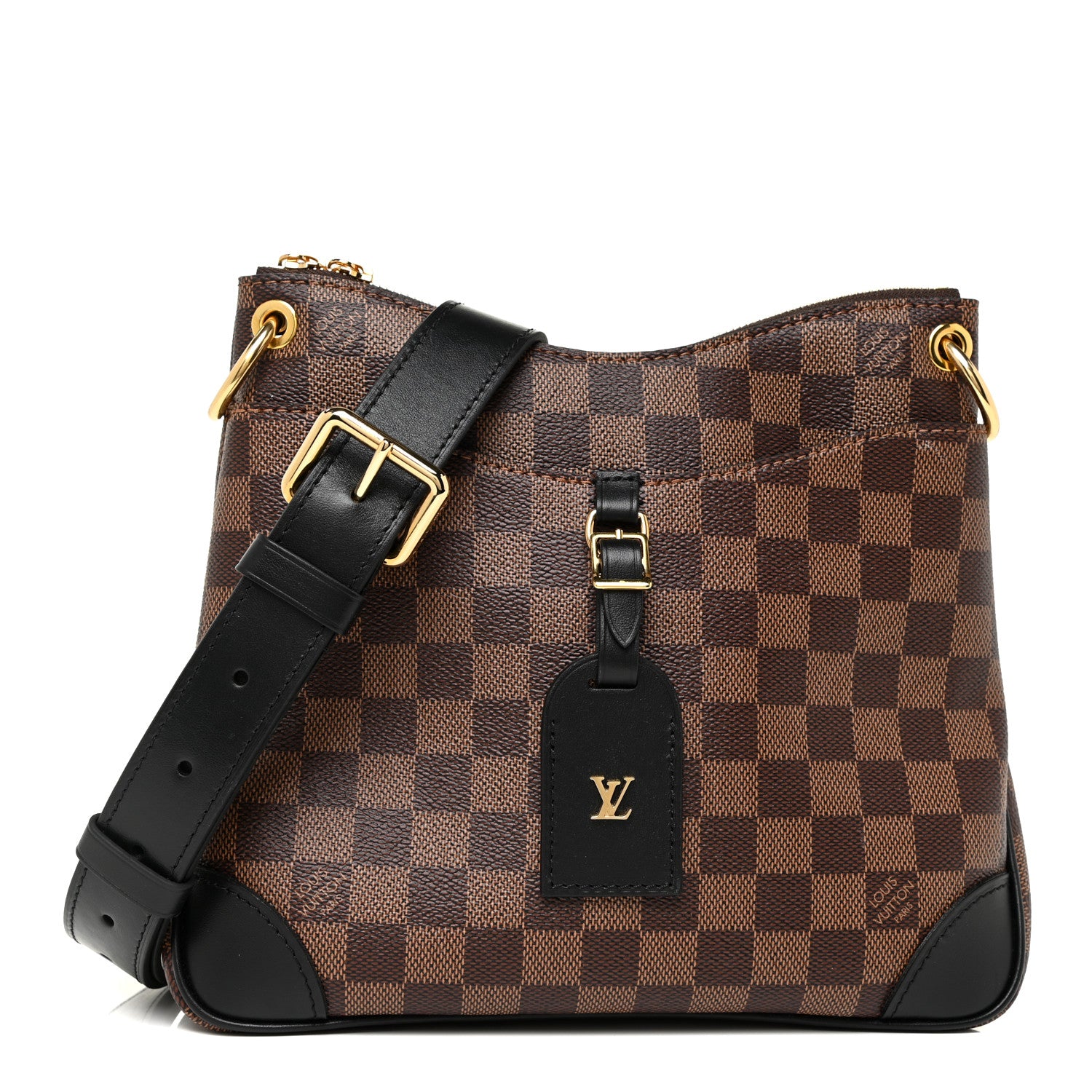 Louis Vuitton Damier Ebene Odeon PM Black 1 of 17