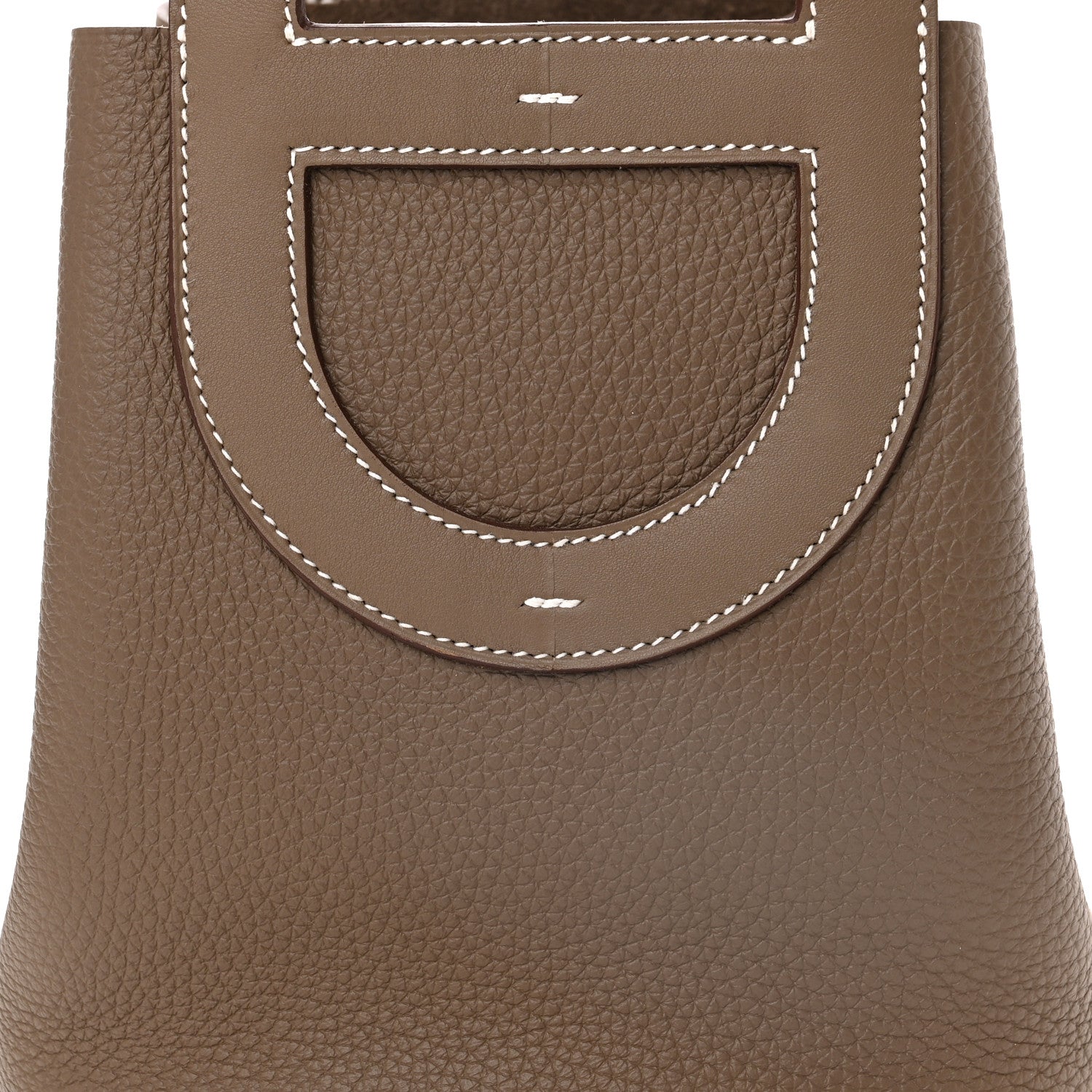 Hermes Taurillon Clemence Swift In-The-Loop 18 Bag Etoupe 8 of 11