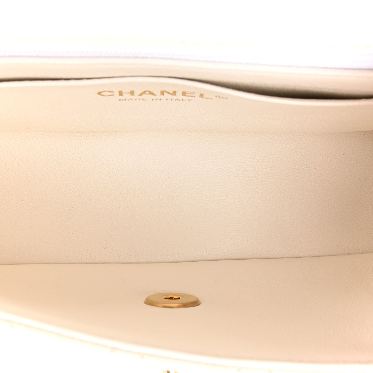 Chanel Caviar Quilted Mini Top Handle Rectangular Flap White 5 of 12