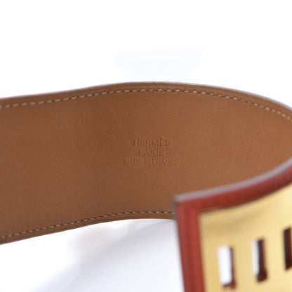 Hermes Swift Collier de Chien CDC Bracelet L Capucine 4 of 9