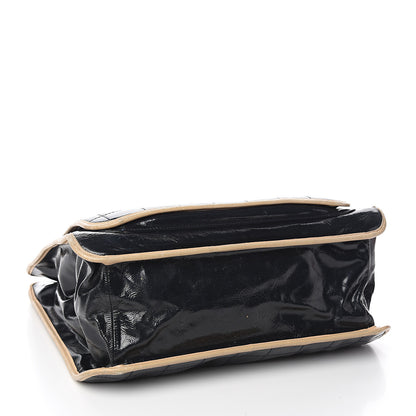 Chanel Patent Chocolate Bar Quilted Tote Black 3 of 16