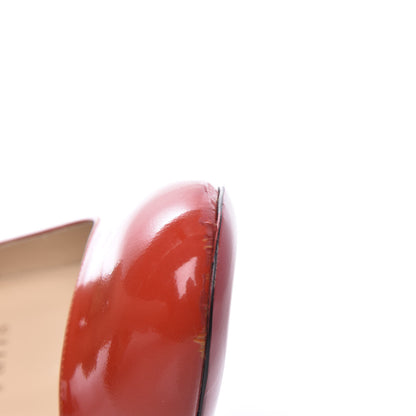 Christian Louboutin Patent Fifille 100 Pumps 39 Flamenco 8 of 9