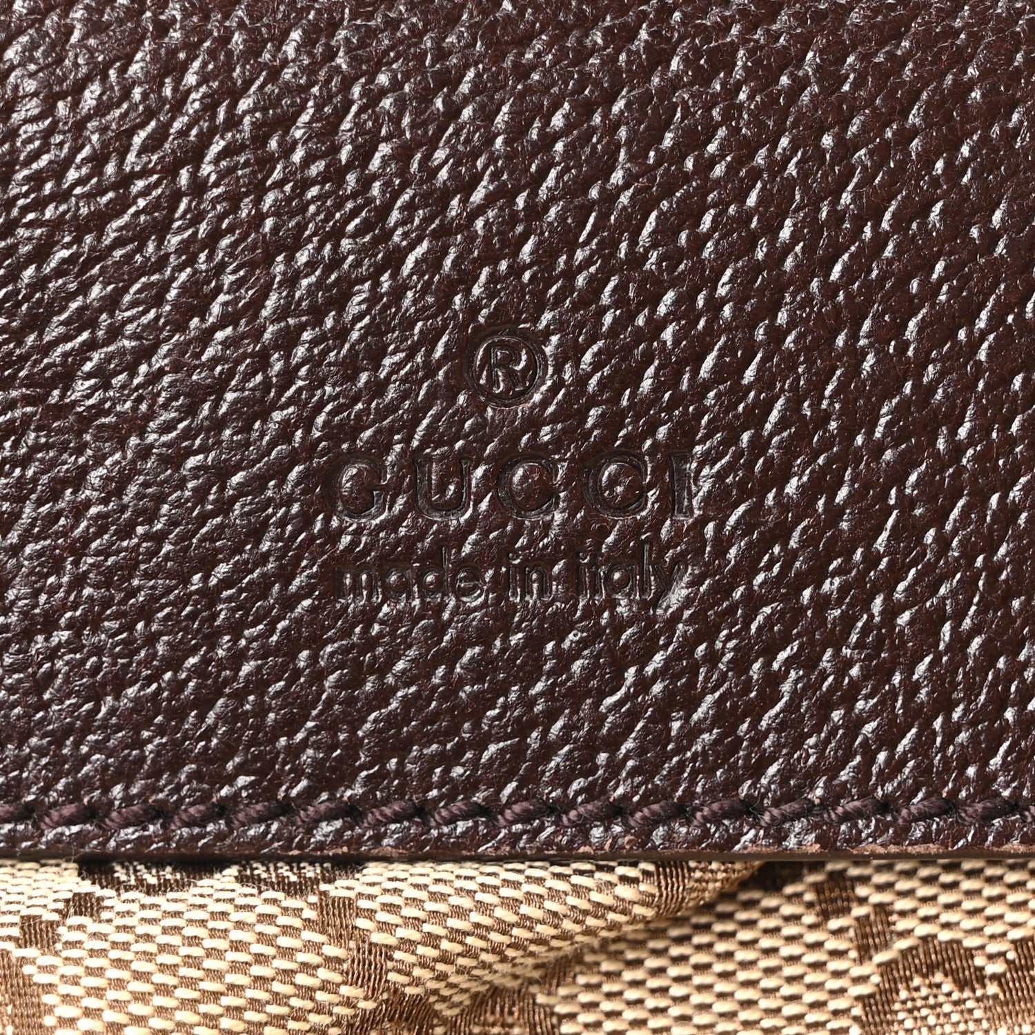 Gucci Monogram Web Belt Bag Dark Brown 6 of 10