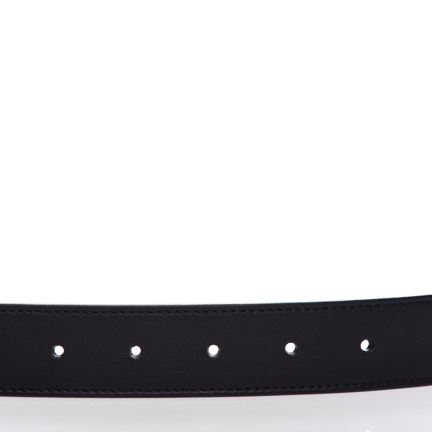 Moon Calfskin Double G 30mm Belt 70 28 Black