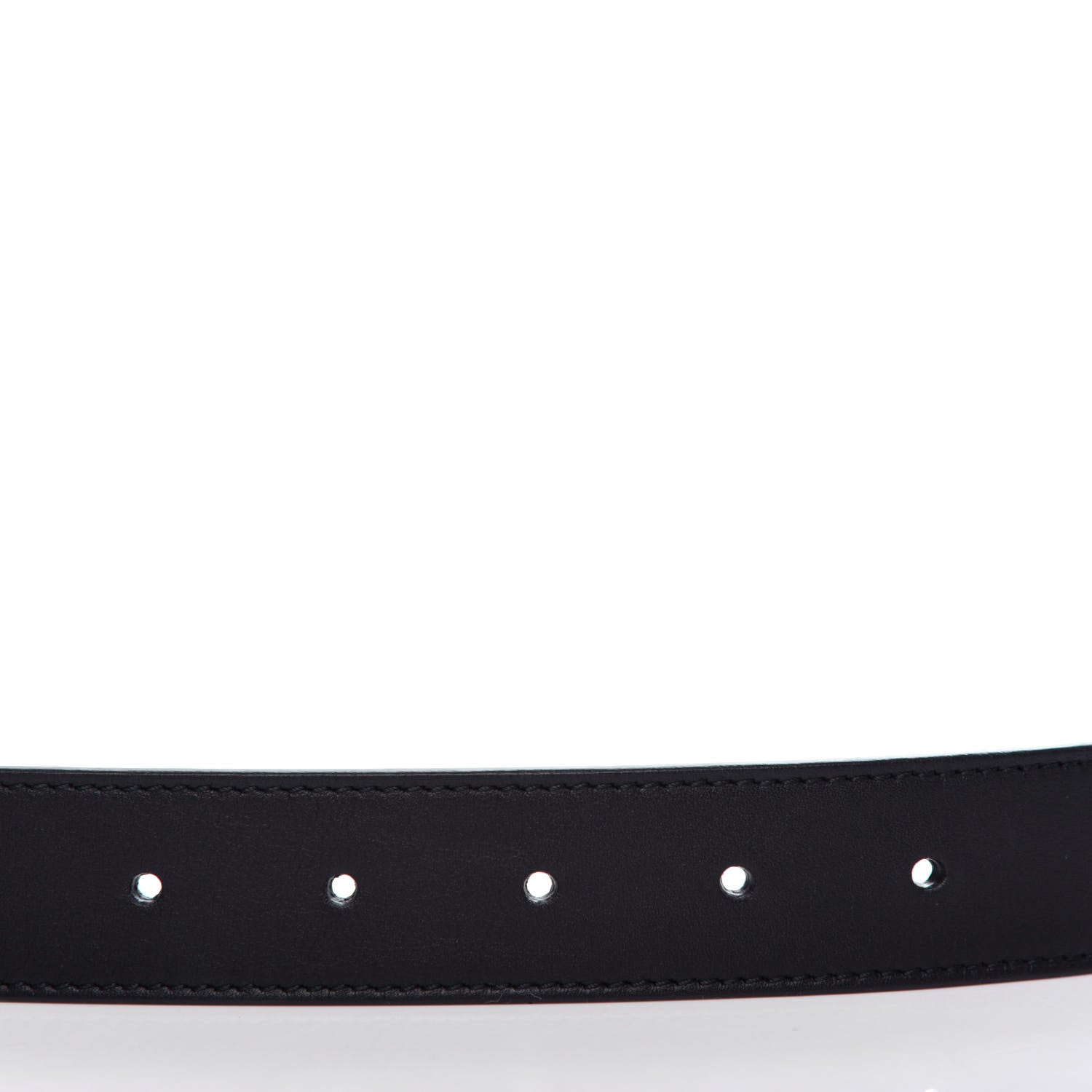 Gucci Moon Calfskin Double G 30mm Belt 70 28 Black 3 of 8
