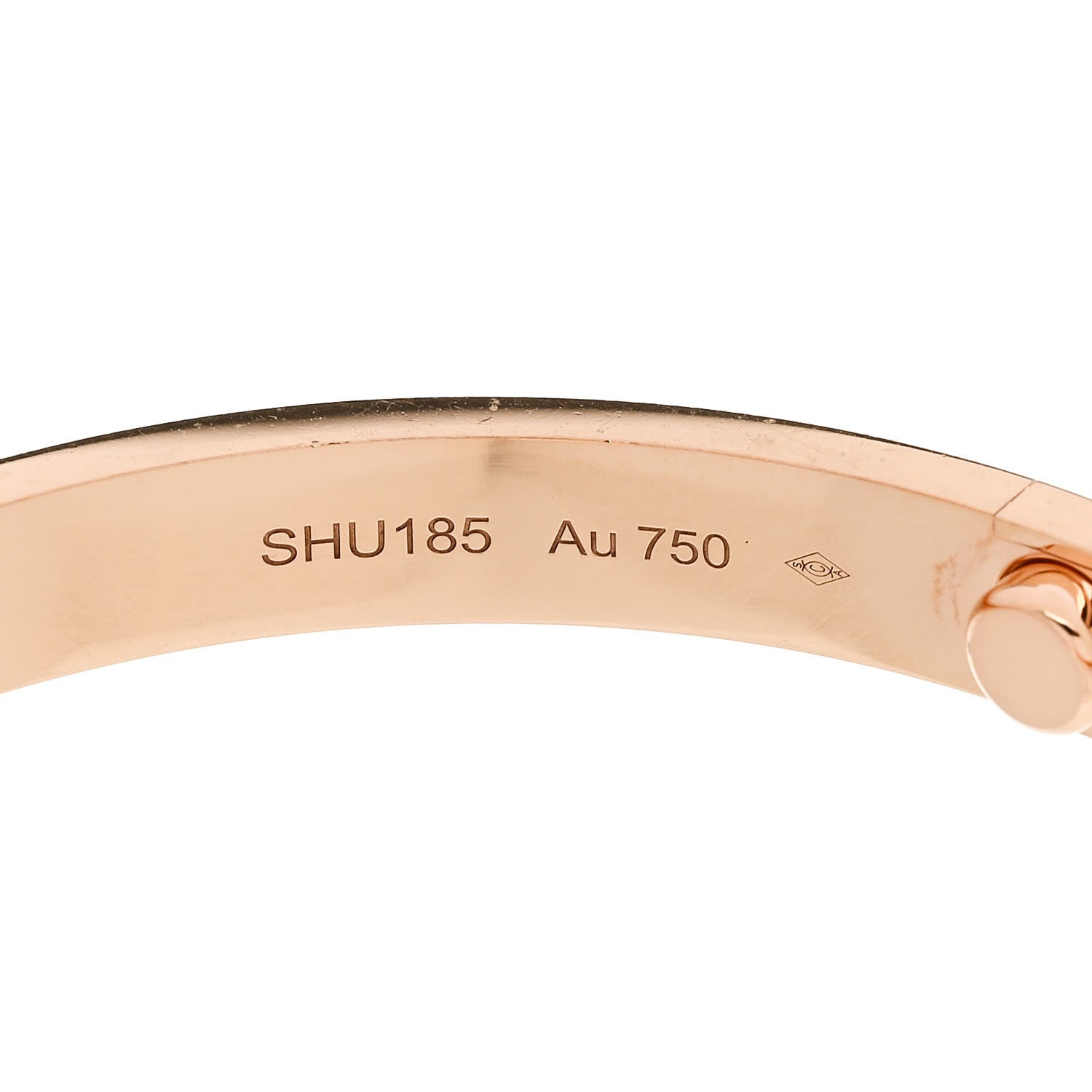 Cartier 18K Pink Gold LOVE Bracelet 20 8 of 9