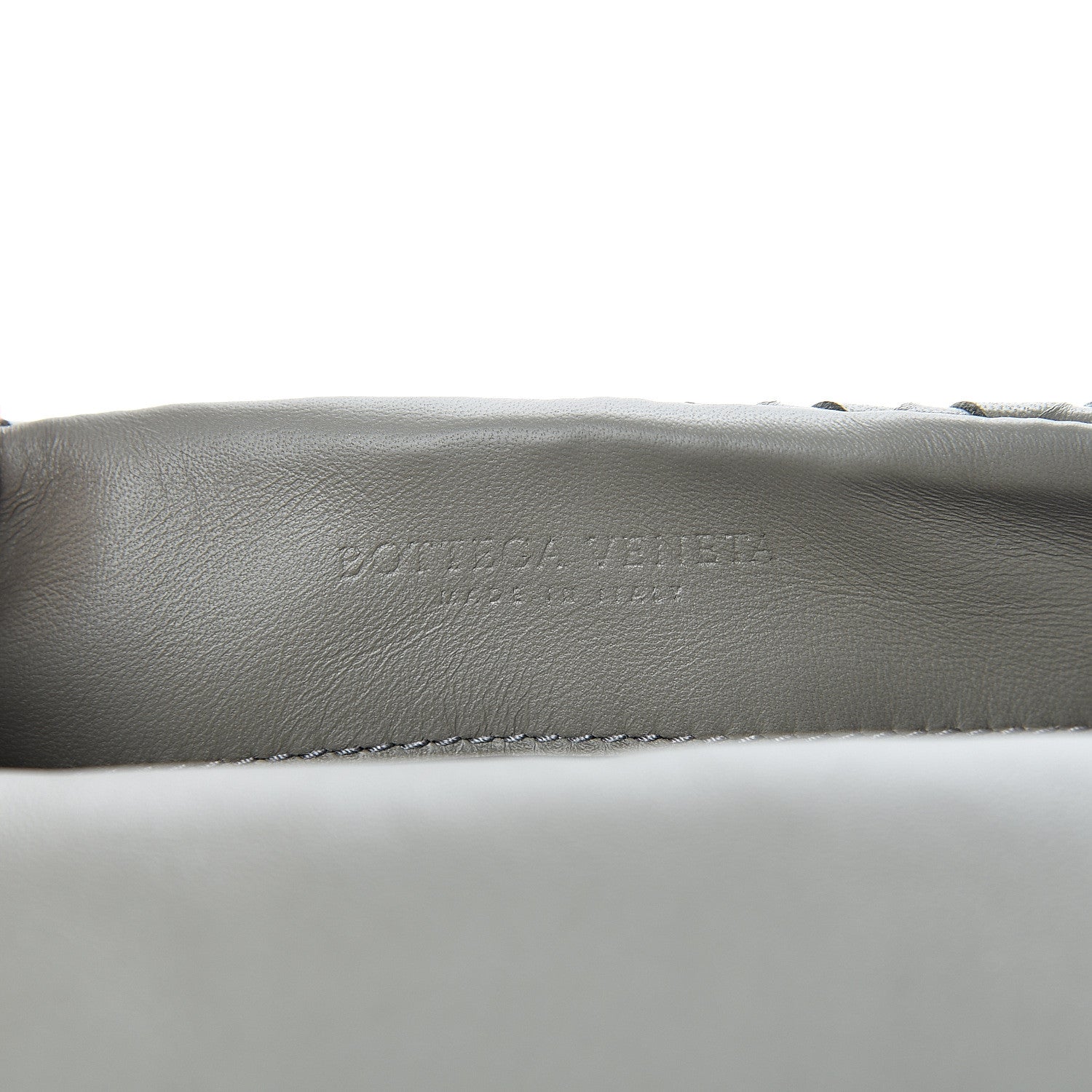 Bottega Veneta Nappa Intrecciato Flap Crossbody Grey 5 of 8