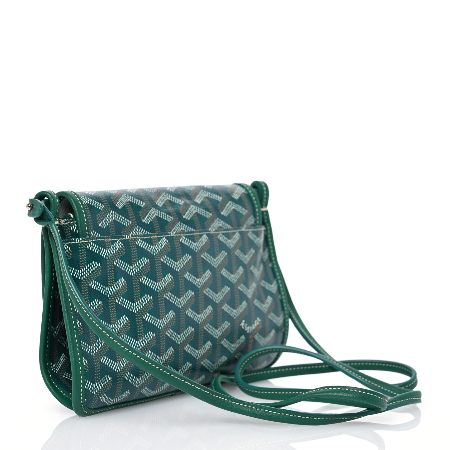 Goyardine Plumet Wallet Clutch Green