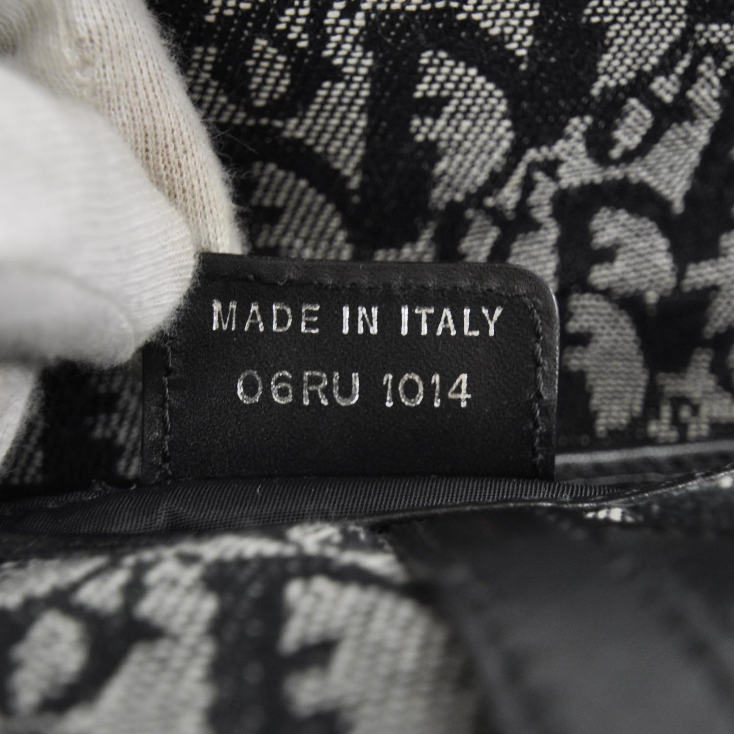 Monogram Saddle Bag Black