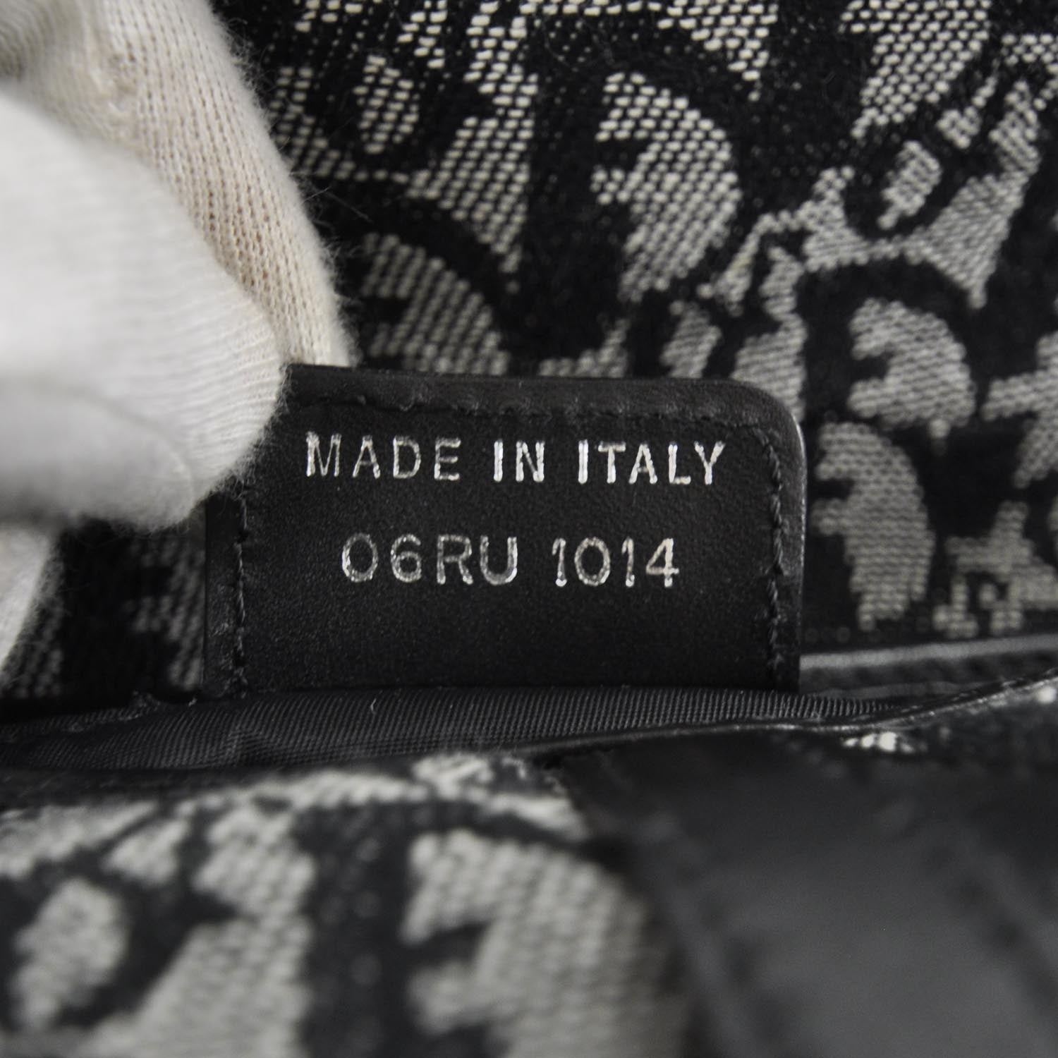 Christian Dior Monogram Saddle Bag Black 8 of 8