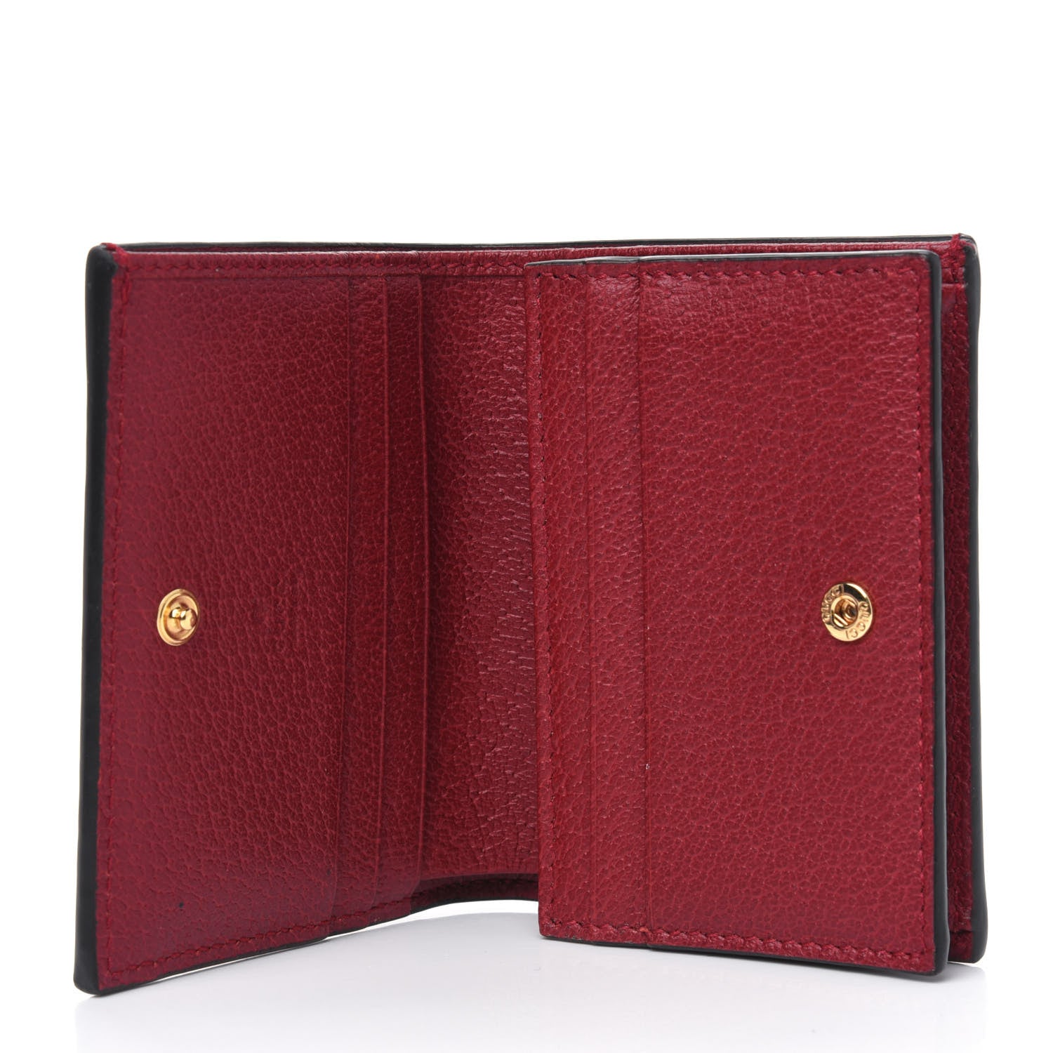 Gucci GG Supreme Monogram Flora Web Ophidia Card Case Red 4 of 4