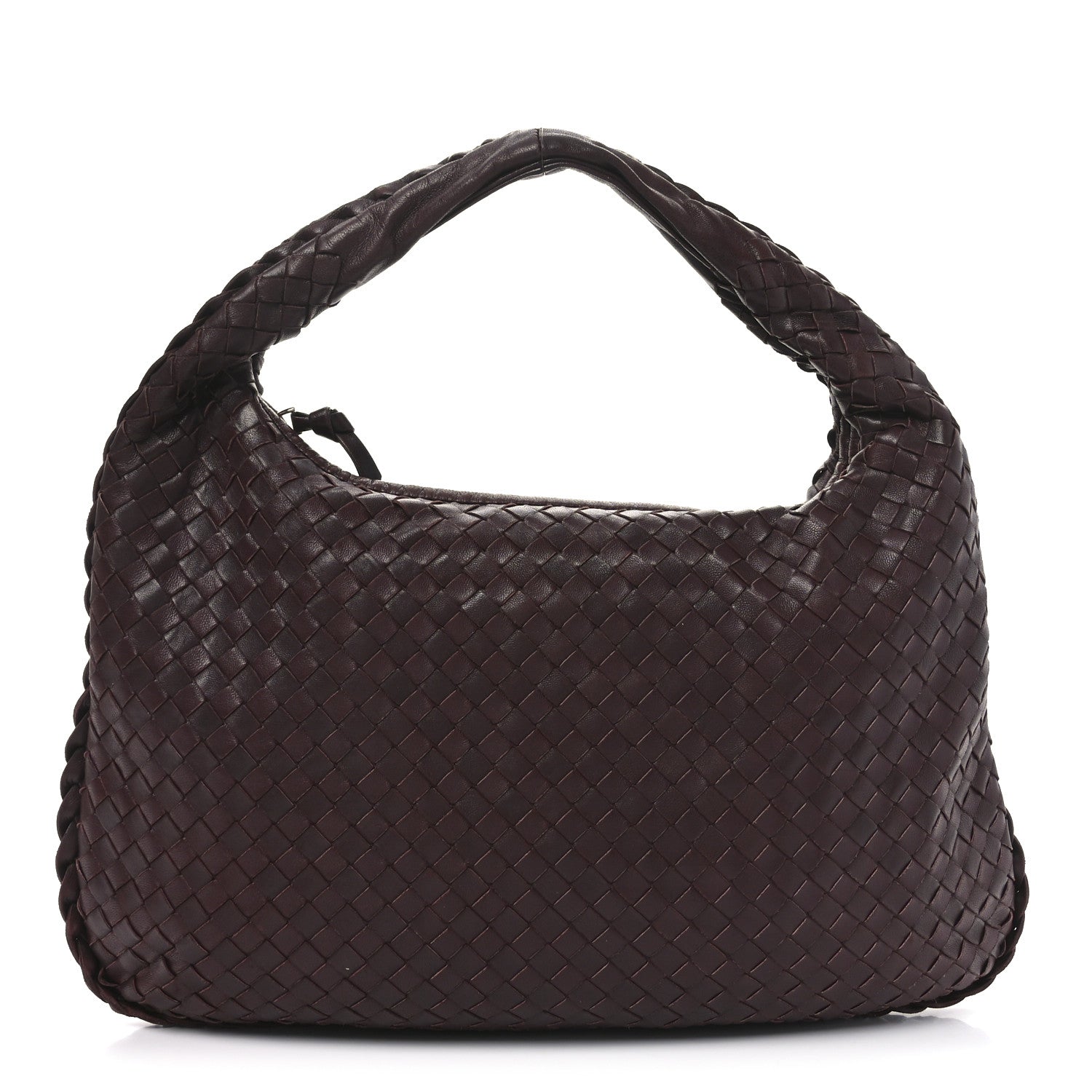 Bottega Veneta Nappa Intrecciato Medium Veneta Hobo Dark Red 1 of 11