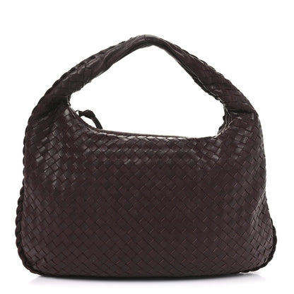 Bottega Veneta Nappa Intrecciato Medium Veneta Hobo Dark Red 1 of 11
