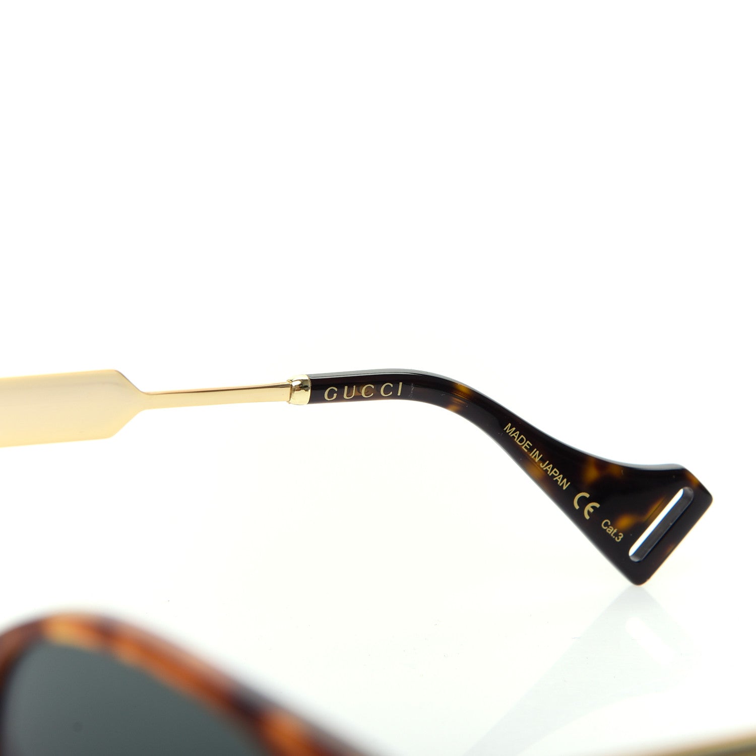 Gucci Acetate Web Sunglasses GG0586S Tortoise 5 of 8