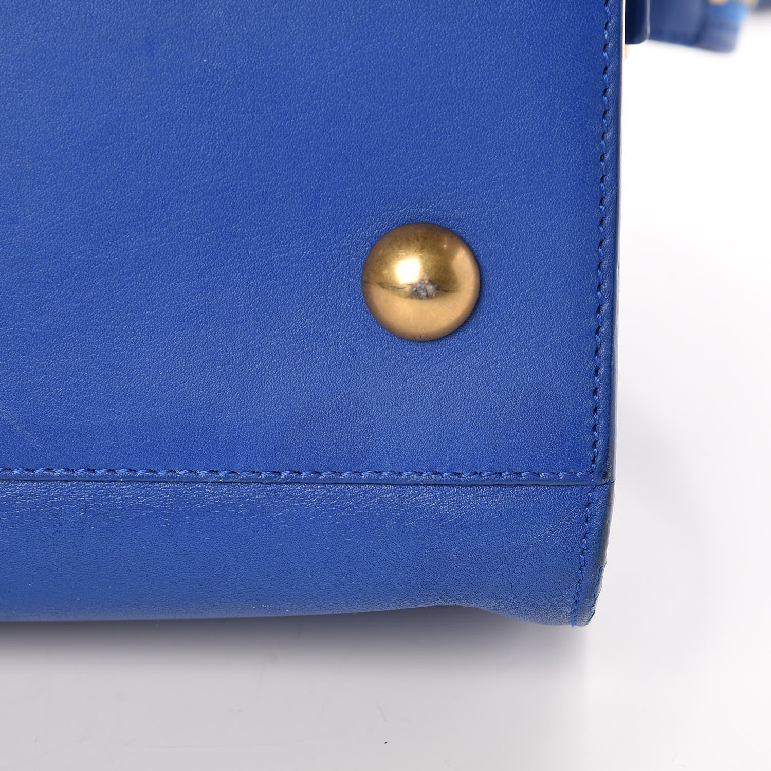 Saint Laurent Calfskin Medium Classic Y Cabas Royal Blue 24 of 24