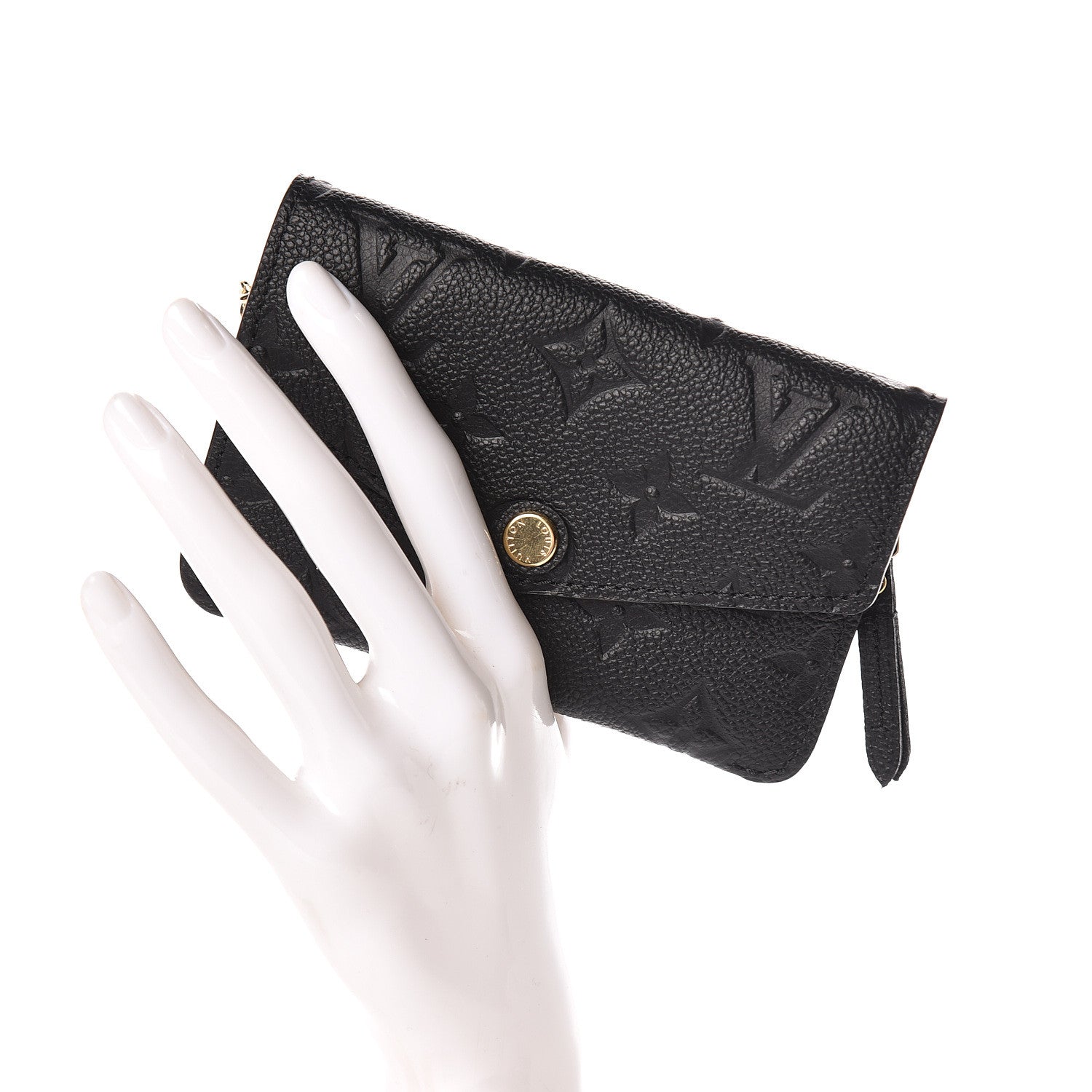 Louis Vuitton Empreinte Key Pouch Black 2 of 7