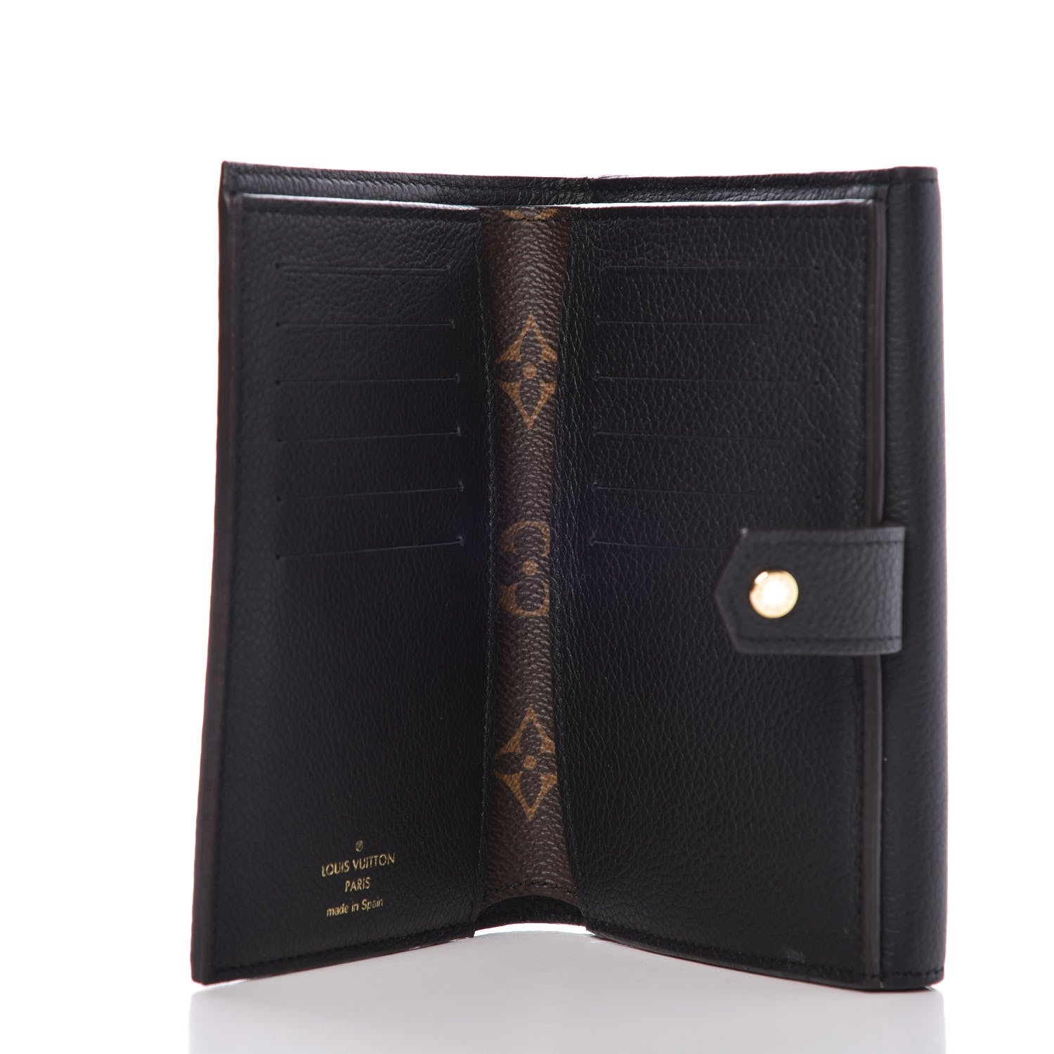 Louis Vuitton Monogram Pallas Compact Wallet Black 5 of 7