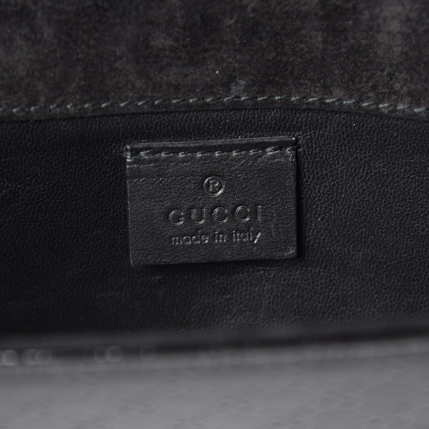 Gucci Patent Microguccissima Small Broadway Clutch Black 6 of 11