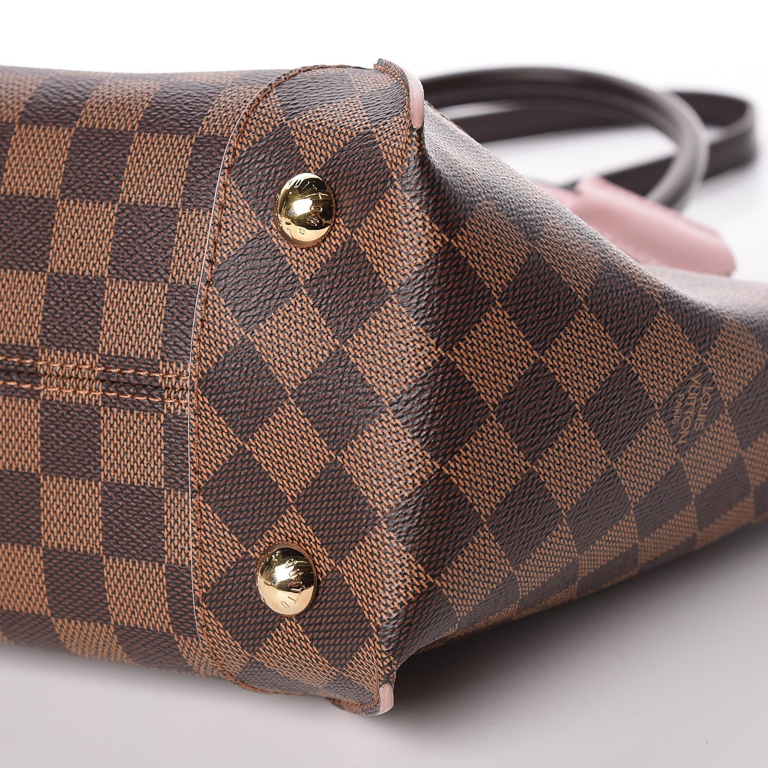 Louis Vuitton Damier Ebene Caissa Tote PM Rose Ballerine 9 of 10