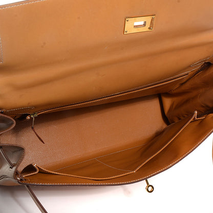 Hermes Box Kelly Retourne 40 Naturelle 18 of 21