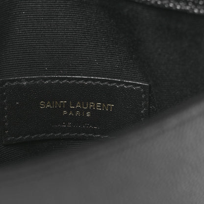 Saint Laurent Grain De Poudre Uptown Baby Pouch Black 6 of 10
