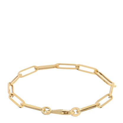 Roberto Coin 18K Yellow Gold Paper Clip Link Bracelet 2 of 4